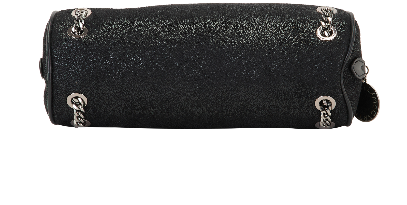 Falabella Bowling Shoulder Bag, &pound;475, Handbags, Black, Faux Leather, Top view